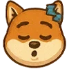 😴 Эмодзи «Собака сиба-ину» для Telegram