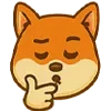 🤔 Эмодзи «Собака сиба-ину» для Telegram