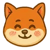 ☺️ Эмодзи «Собака сиба-ину» для Telegram