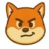 😑 Эмодзи «Собака сиба-ину» для Telegram