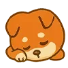🛌 Эмодзи «Собака сиба-ину» для Telegram