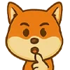 🫢 Эмодзи «Собака сиба-ину» для Telegram