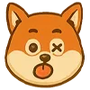 🤕 Эмодзи «Собака сиба-ину» для Telegram