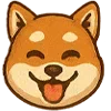 Эмодзи Собака сиба-ину для Telegram — скачать