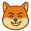 😁 Эмодзи «Собака сиба-ину» для Telegram