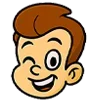 😉 Эмодзи «Маленький супер гений» для Telegram