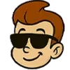 😎 Эмодзи «Маленький супер гений» для Telegram