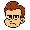 😡 Эмодзи «Маленький супер гений» для Telegram