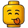 😝 Эмодзи «🙋 Набор эмоджи с человечком LEGO» для Telegram