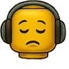 🎧 Эмодзи «🙋 Набор эмоджи с человечком LEGO» для Telegram
