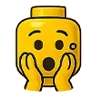 😱 Эмодзи «🙋 Набор эмоджи с человечком LEGO» для Telegram