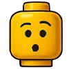 😯 Эмодзи «🙋 Набор эмоджи с человечком LEGO» для Telegram