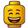 😂 Эмодзи «🙋 Набор эмоджи с человечком LEGO» для Telegram