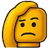🙈 Эмодзи «🙋 Набор эмоджи с человечком LEGO» для Telegram