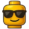 😎 Эмодзи «🙋 Набор эмоджи с человечком LEGO» для Telegram