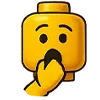 🫢 Эмодзи «🙋 Набор эмоджи с человечком LEGO» для Telegram