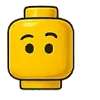 😶 Эмодзи «🙋 Набор эмоджи с человечком LEGO» для Telegram