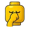 🥴 Эмодзи «🙋 Набор эмоджи с человечком LEGO» для Telegram