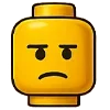 ☹️ Эмодзи «🙋 Набор эмоджи с человечком LEGO» для Telegram