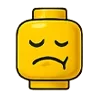 ☹️ Эмодзи «🙋 Набор эмоджи с человечком LEGO» для Telegram