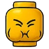 😒 Эмодзи «🙋 Набор эмоджи с человечком LEGO» для Telegram