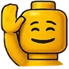 🙋 Эмодзи «🙋 Набор эмоджи с человечком LEGO» для Telegram