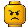 😠 Эмодзи «🙋 Набор эмоджи с человечком LEGO» для Telegram
