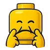 😝 Эмодзи «🙋 Набор эмоджи с человечком LEGO» для Telegram