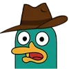 🤠 Эмодзи «Перри-утконос» для Telegram