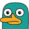 😯 Эмодзи «Перри-утконос» для Telegram