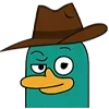 🤠 Эмодзи «Перри-утконос» для Telegram