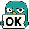 🆗 Эмодзи «Перри-утконос» для Telegram