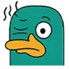 🥵 Эмодзи «Перри-утконос» для Telegram
