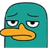 🙁 Эмодзи «Перри-утконос» для Telegram
