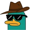 🤠 Эмодзи «Перри-утконос» для Telegram