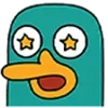 🤩 Эмодзи «Перри-утконос» для Telegram