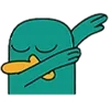 🤟 Эмодзи «Перри-утконос» для Telegram