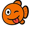 😜 Эмодзи «рыба клоун» для Telegram