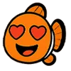 😍 Эмодзи «рыба клоун» для Telegram