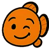 😉 Эмодзи «рыба клоун» для Telegram