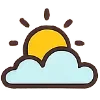 ⛅️ Эмодзи «☀ Набор эмоджи с летним вайбом» для Telegram