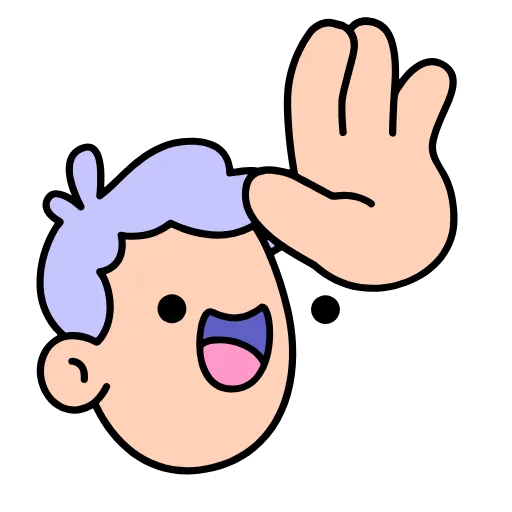 👋 Эмодзи «Doodle #emoji #cute» для Telegram