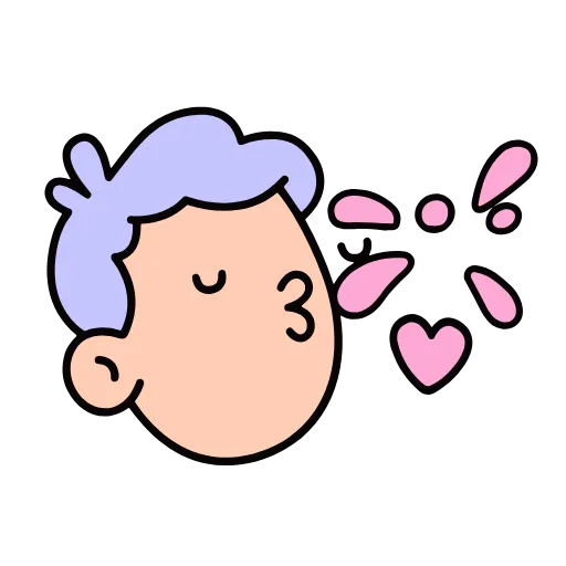 😘 Эмодзи «Doodle #emoji #cute» для Telegram