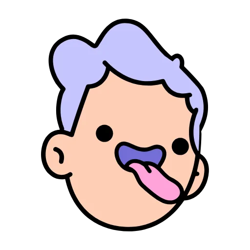 😛 Эмодзи «Doodle #emoji #cute» для Telegram