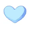🤍 Эмодзи «Blue #color #blue #girl #cute» для Telegram