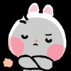 😡 Эмодзи «Taicut Mini Emoji Bunny смайлы с зайчиком» для Telegram