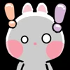 😨 Эмодзи «Taicut Mini Emoji Bunny смайлы с зайчиком» для Telegram