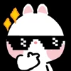 😎 Эмодзи «Taicut Mini Emoji Bunny смайлы с зайчиком» для Telegram