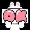👌 Эмодзи «Taicut Mini Emoji Bunny смайлы с зайчиком» для Telegram