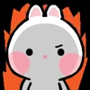 🔥 Эмодзи «Taicut Mini Emoji Bunny смайлы с зайчиком» для Telegram